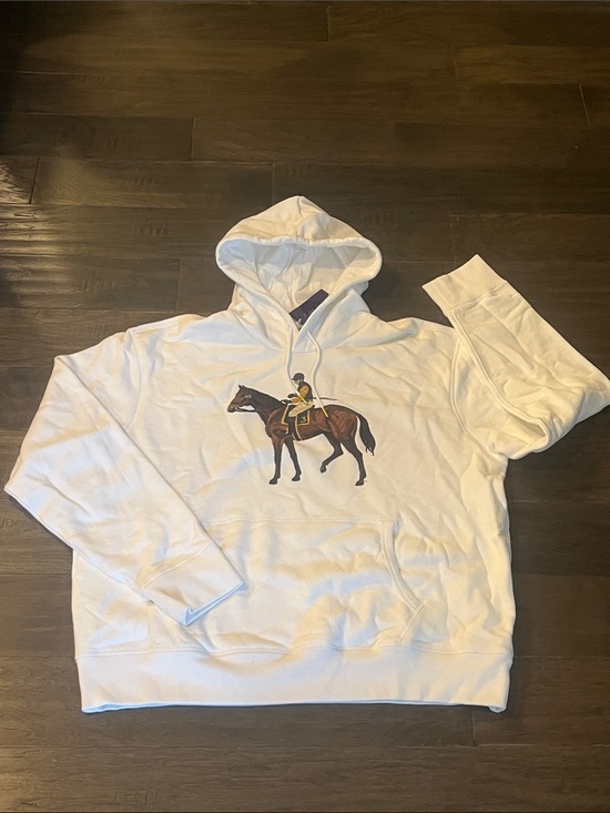 Ralph Lauren Purple Label Other - Ralph Lauren Purple Label Large Horse Hoodie Made in Italy new Mens Size XXL